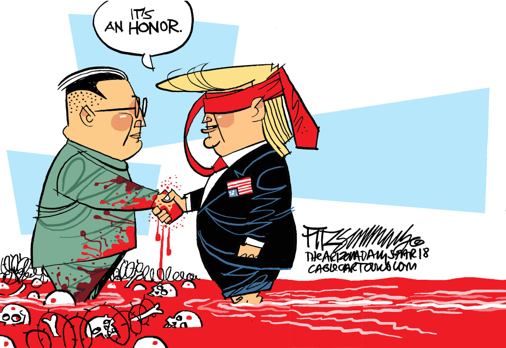 Daily Fitz Cartoon: Summit